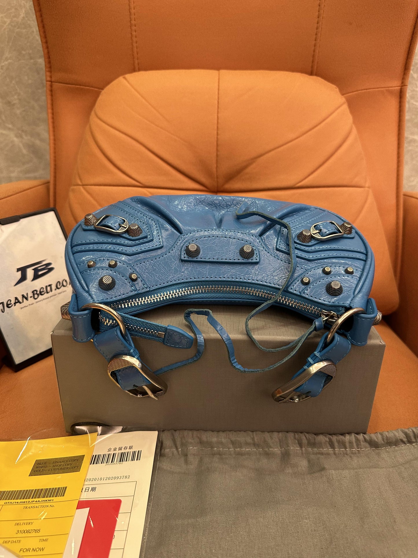 Sac à main Balenciaga le Cagole Bleu