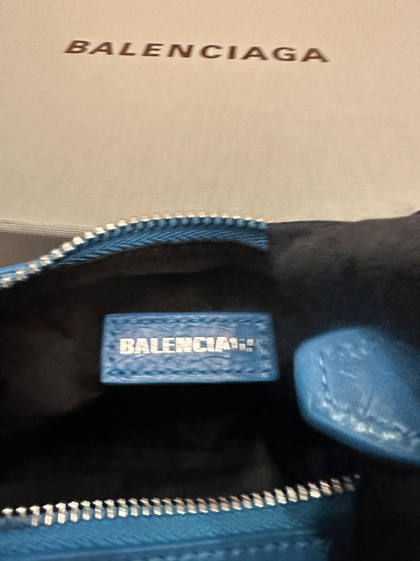 Sac à main Balenciaga le Cagole Bleu
