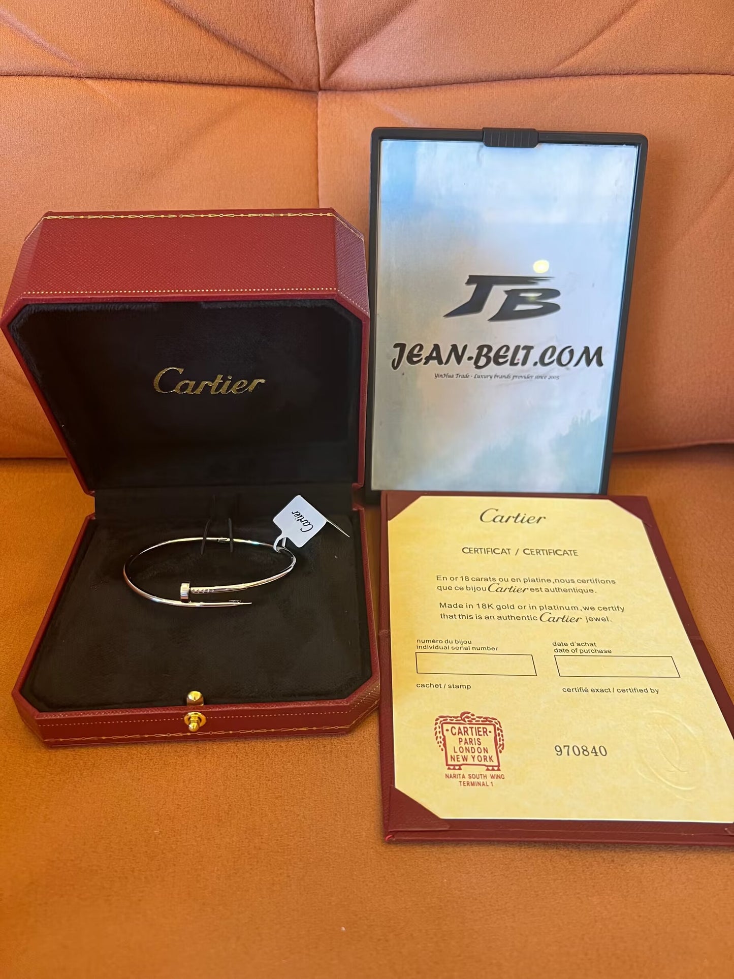 Cartier Juste Un Clou Bracelet in White Gold