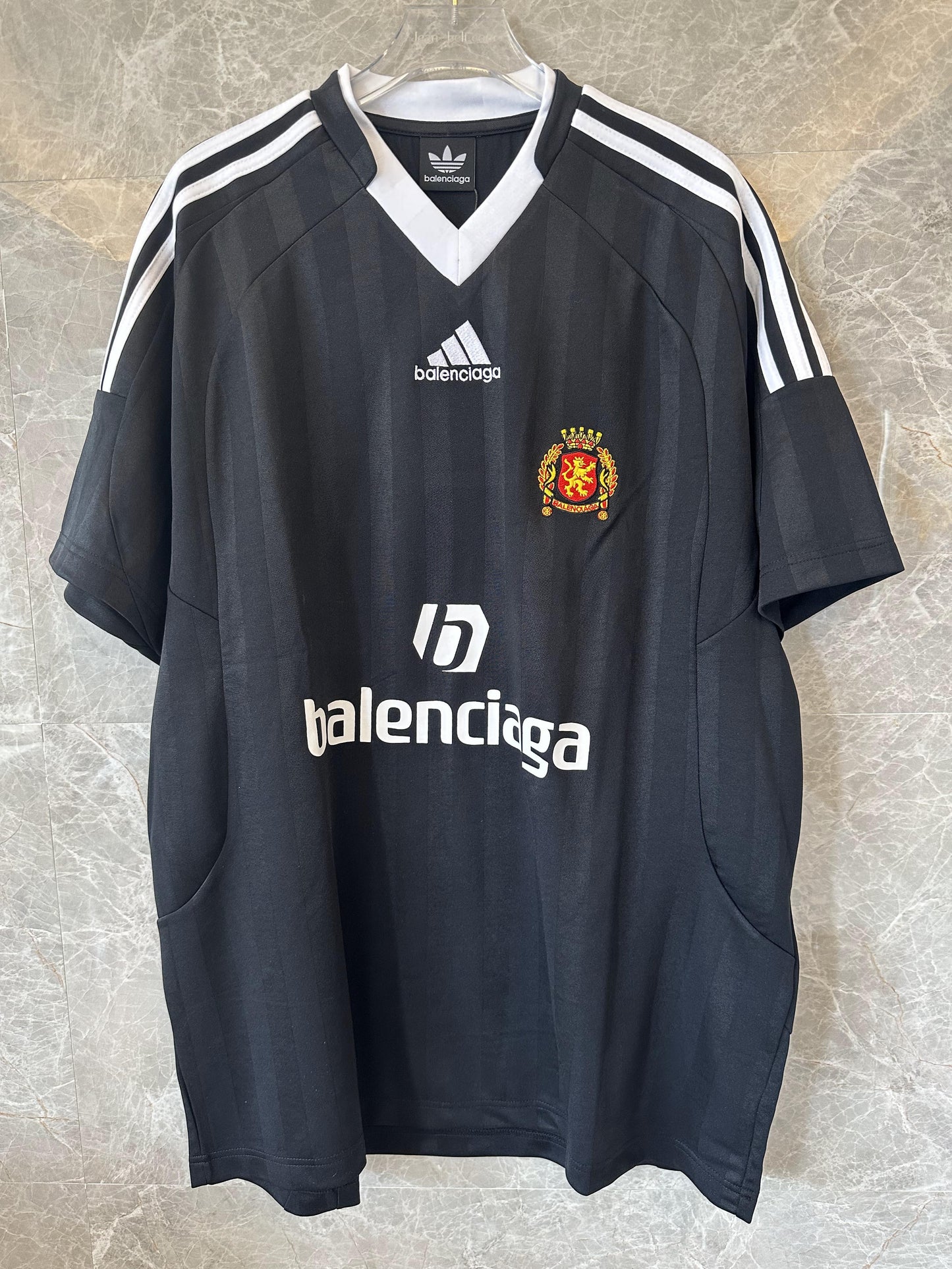 Balenciaga x Adidas Soccer Jersey - Red and Black Variants