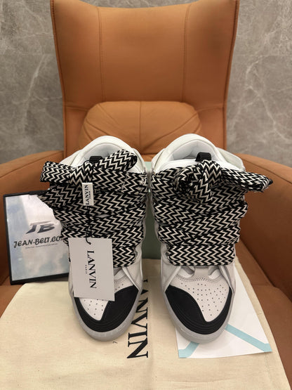 Zapatillas deportivas de piel con bordillo de Lanvin