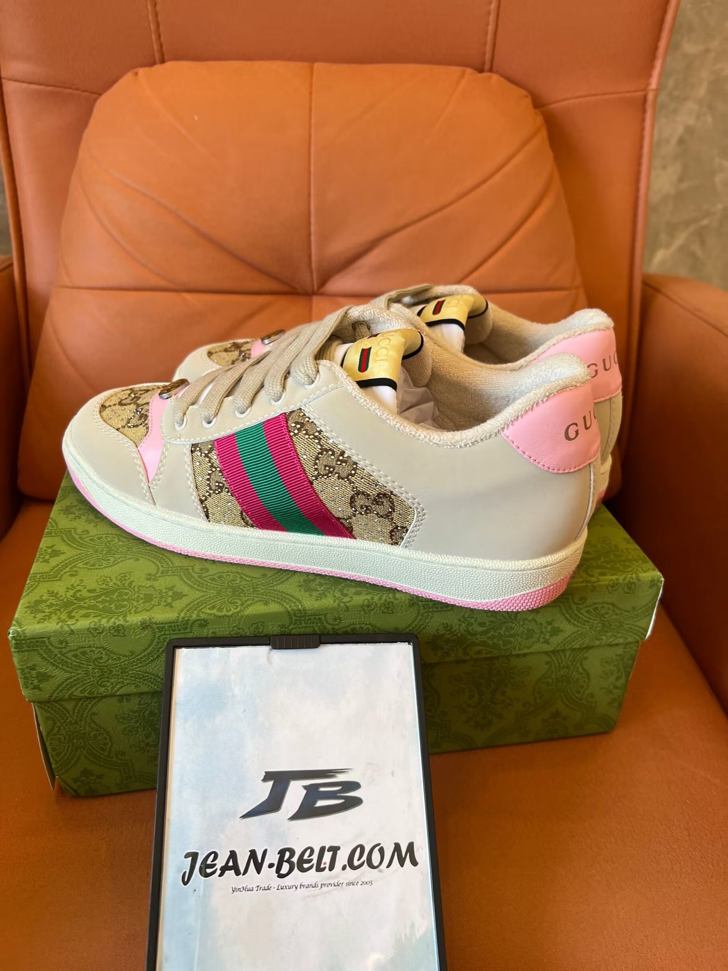 Tênis Gucci 'Screener' com cristais