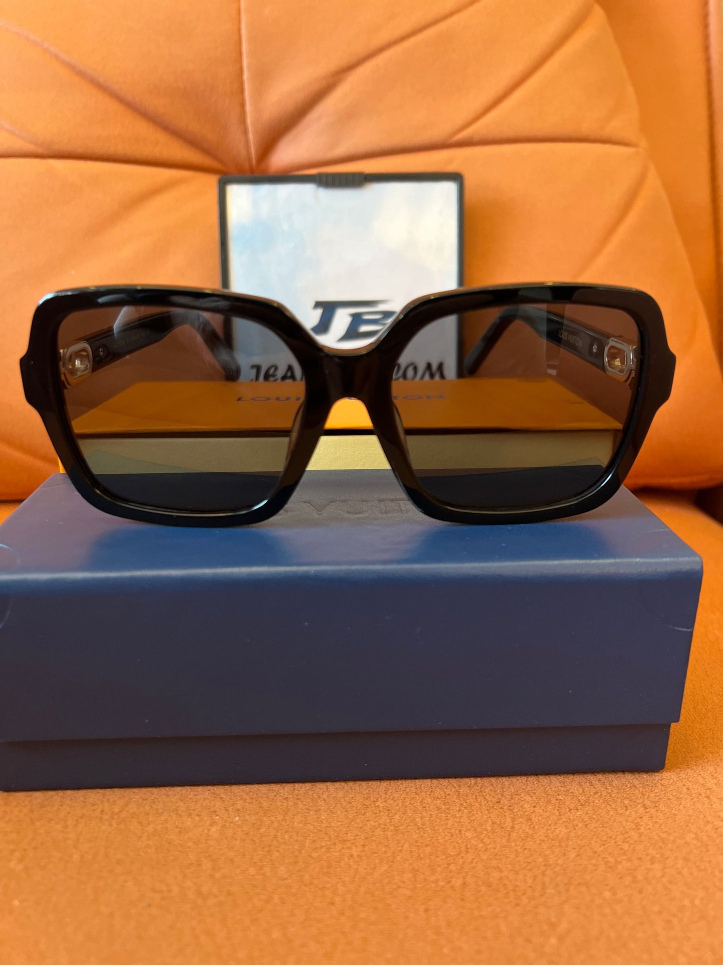 Óculos de sol grandes Louis Vuitton Z1277E - preto