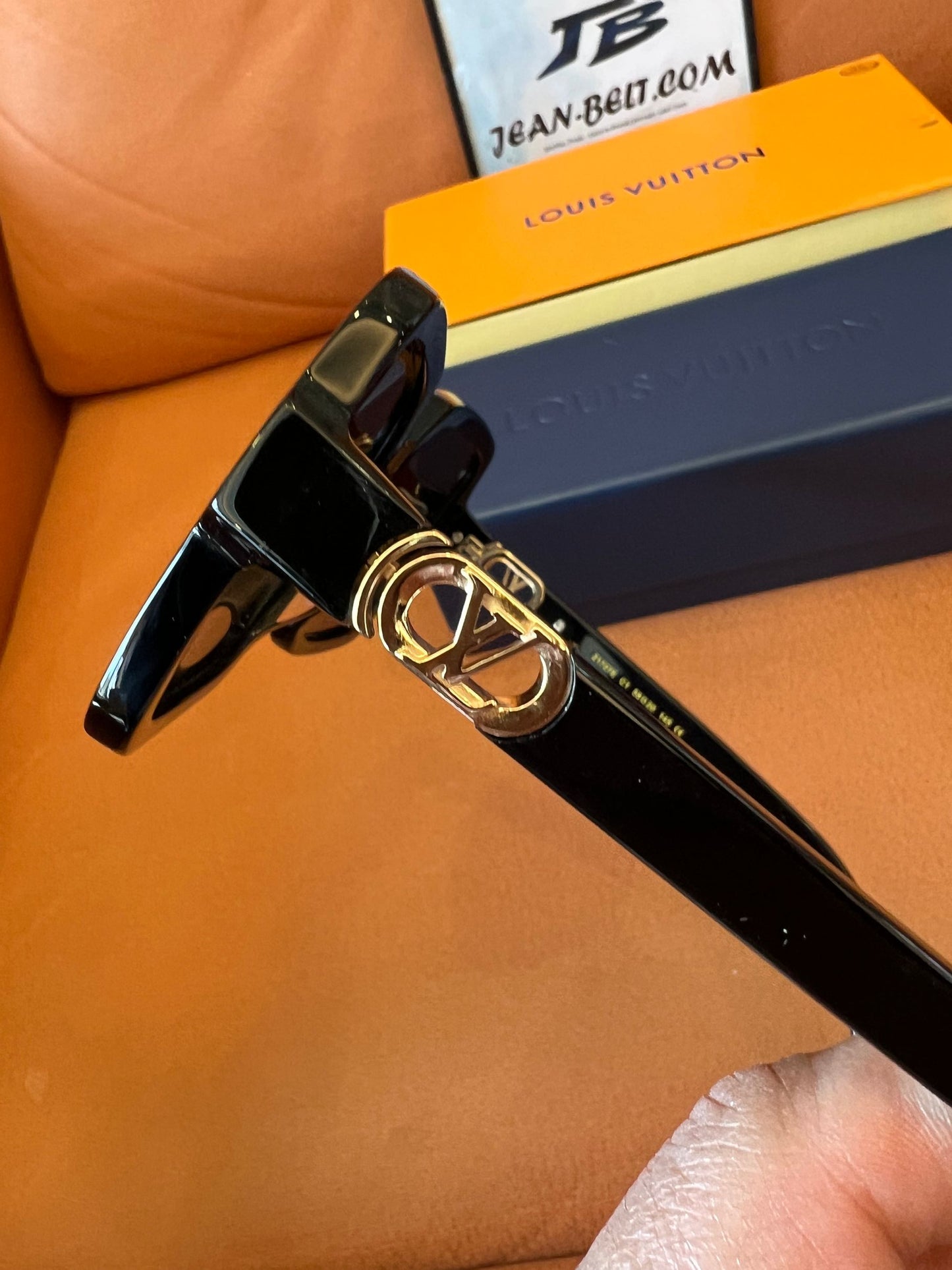 Óculos de sol grandes Louis Vuitton Z1277E - preto