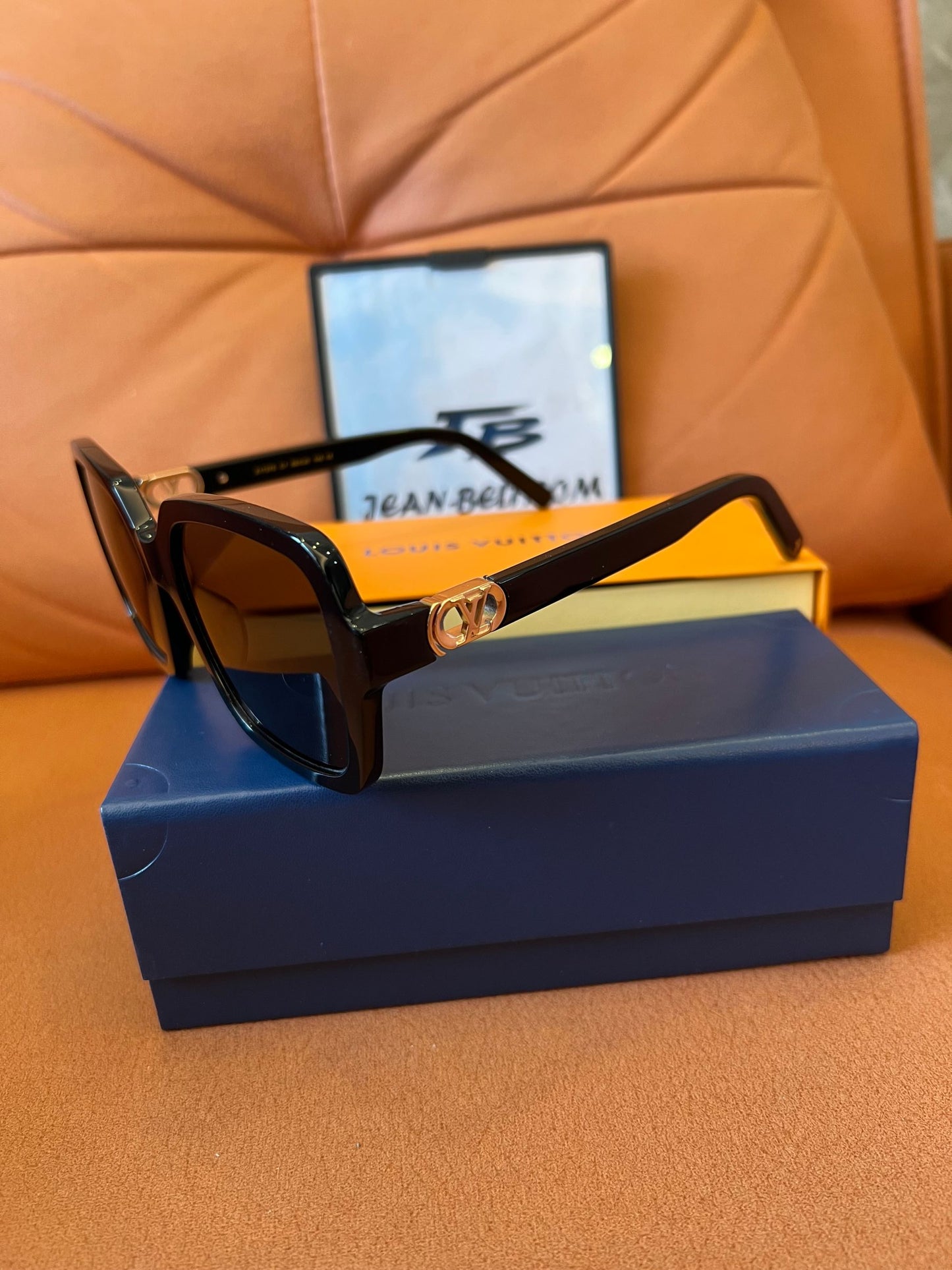 Óculos de sol grandes Louis Vuitton Z1277E - preto