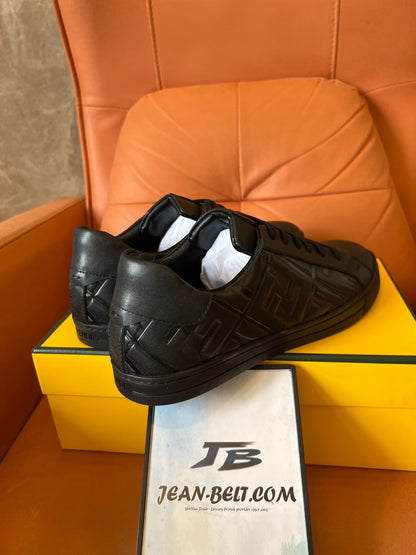 Zapatillas deportivas de piel con relieve de Fendi