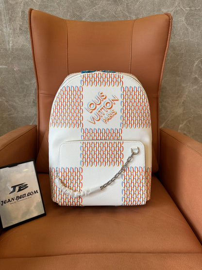Louis Vuitton mochila damier spray racer branco