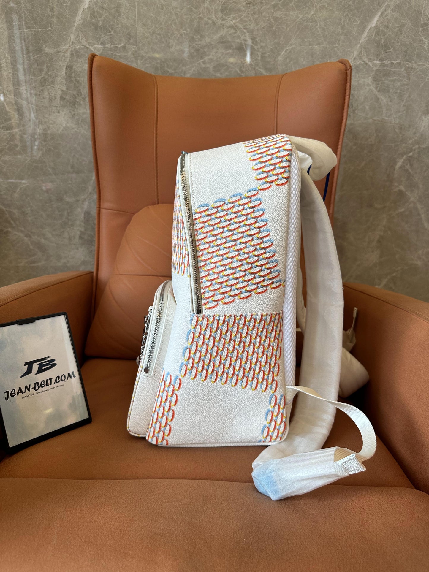 Louis Vuitton mochila damier spray racer branco