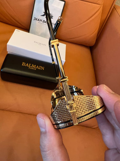 Balmain Paris Gold-Plated Sunglasses