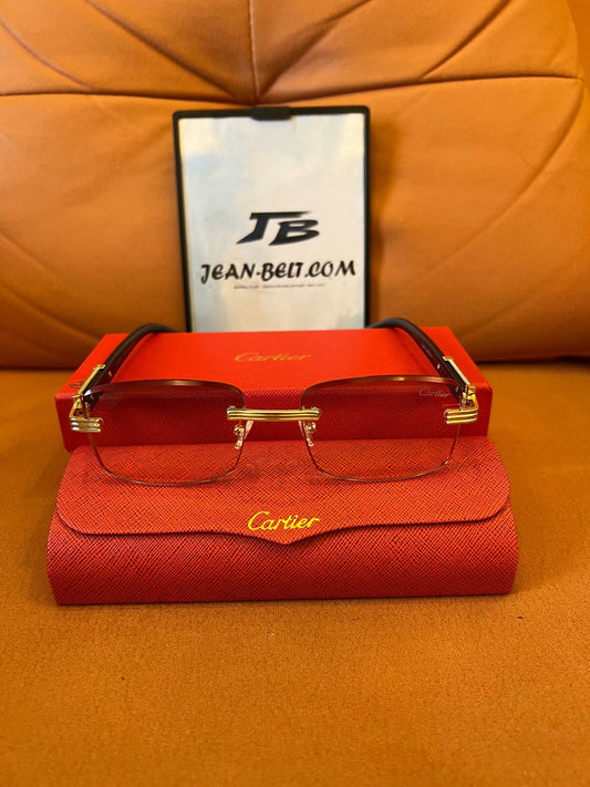 Cartier CT0176O Gold Rimless Eyewea