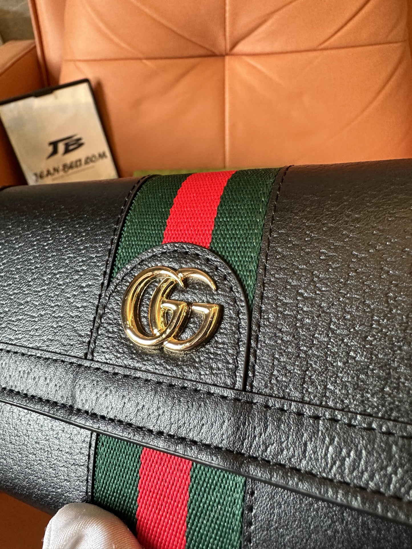 Carteira Gucci Ophidia GG Continental