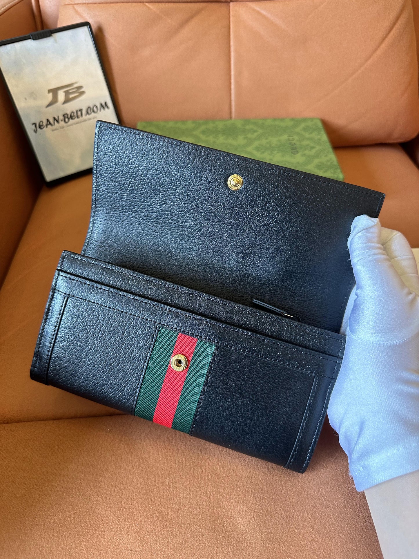 Carteira Gucci Ophidia GG Continental