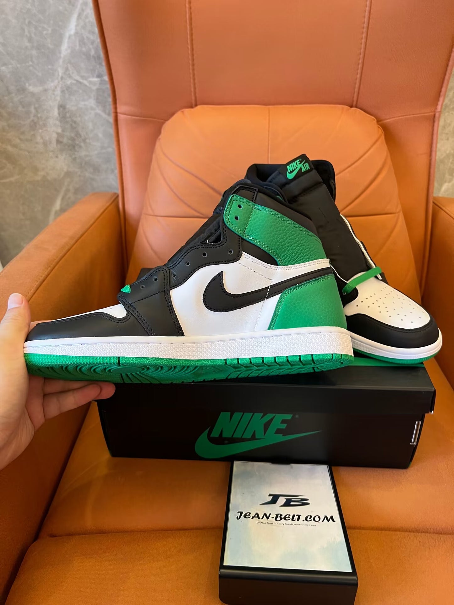 Air Jordan 1 Retro High OG GS «Lucky Green»