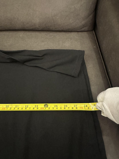 Burberry Black T-shirt with Knight Graphic and Iconic Check Half-Moon Design