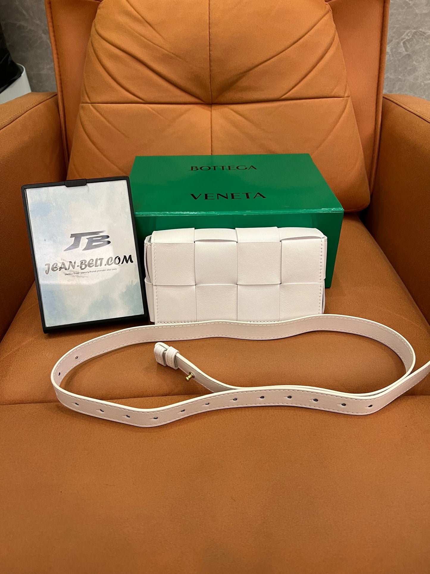 Bottega Veneta Small Leather Cassette Cross-Body Bag