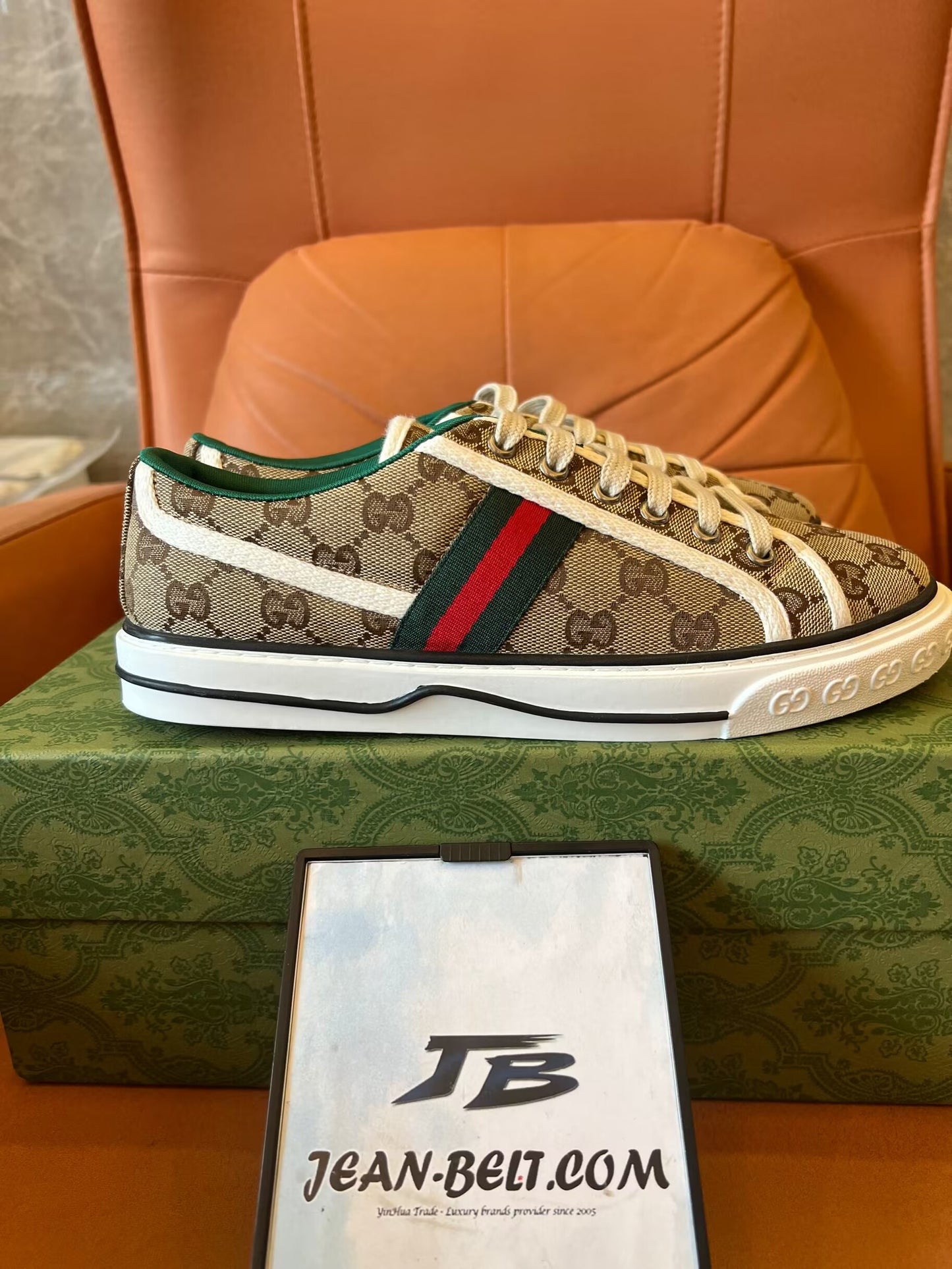 Tênis de lona Gucci Tennis 1977 GG