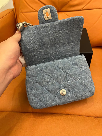 Sac mini en denim vintage Chanel
