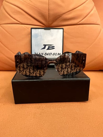 Gafas de sol envolventes con el logotipo del CD de Christian Dior