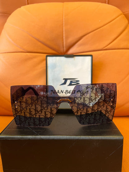 Gafas de sol envolventes con el logotipo del CD de Christian Dior