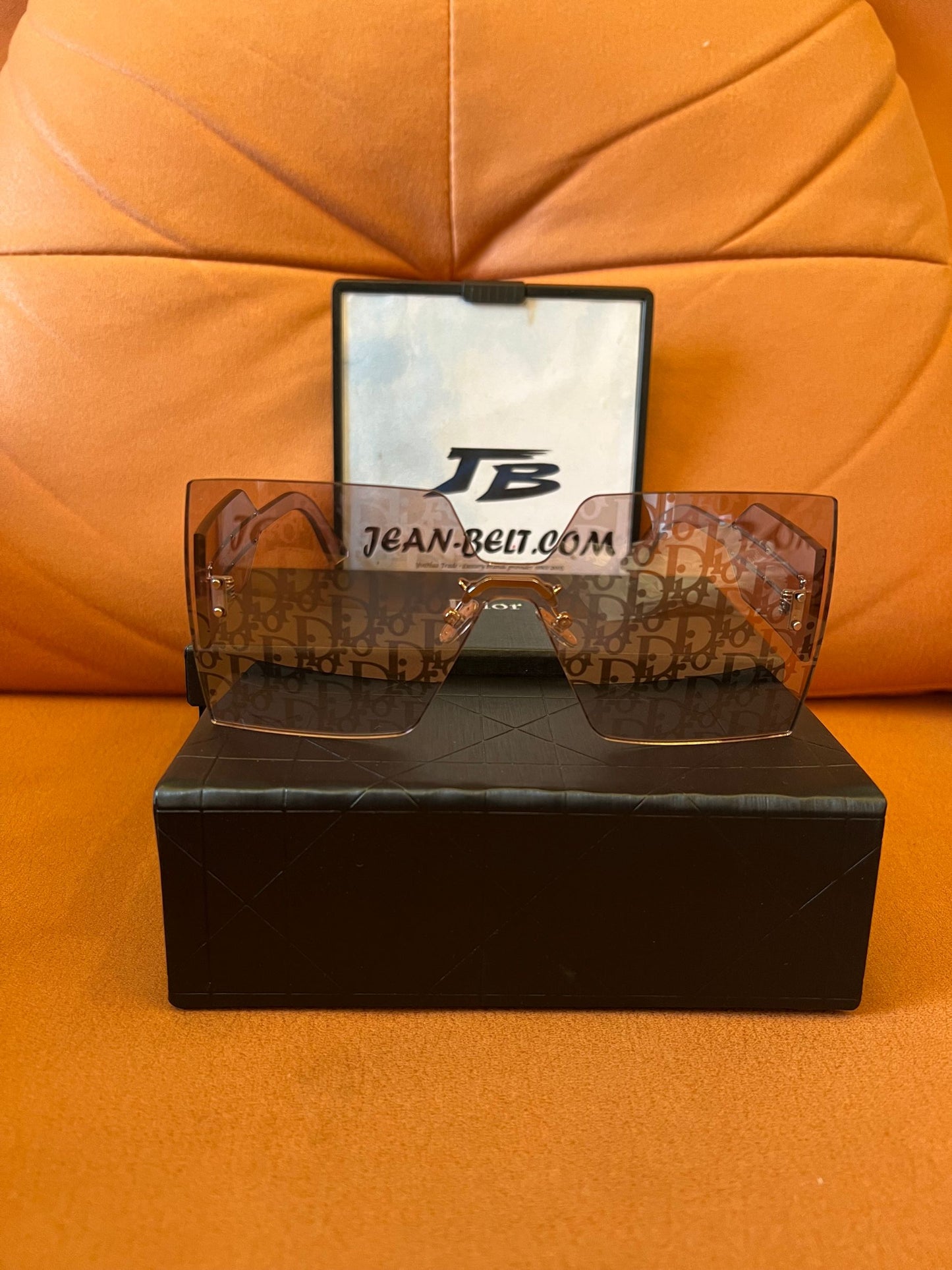 Gafas de sol envolventes con el logotipo del CD de Christian Dior