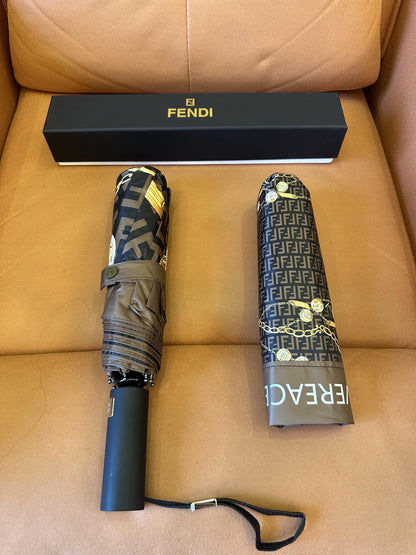 Luxury designer folding umbrella set