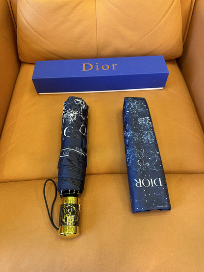 Luxury designer folding umbrella set