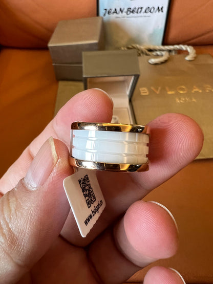 Bvlgari B.Zero1 Ceramic Band Ring - A Statement of Elegance