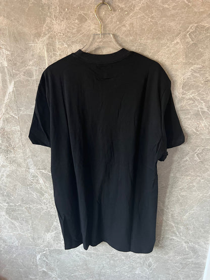 Celine Black T-shirt with Logo Detail