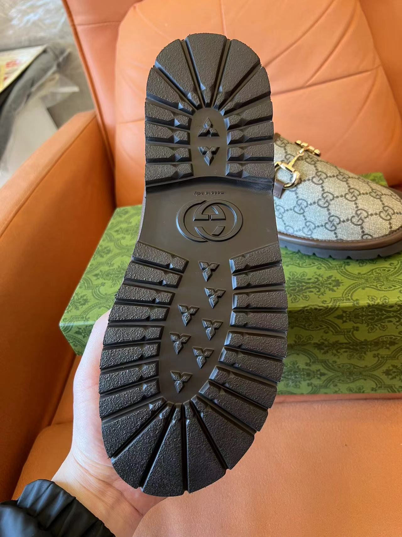 Mocasines sin cordones Gucci GG Supreme Horsebit