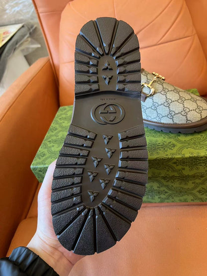Mocasines sin cordones Gucci GG Supreme Horsebit