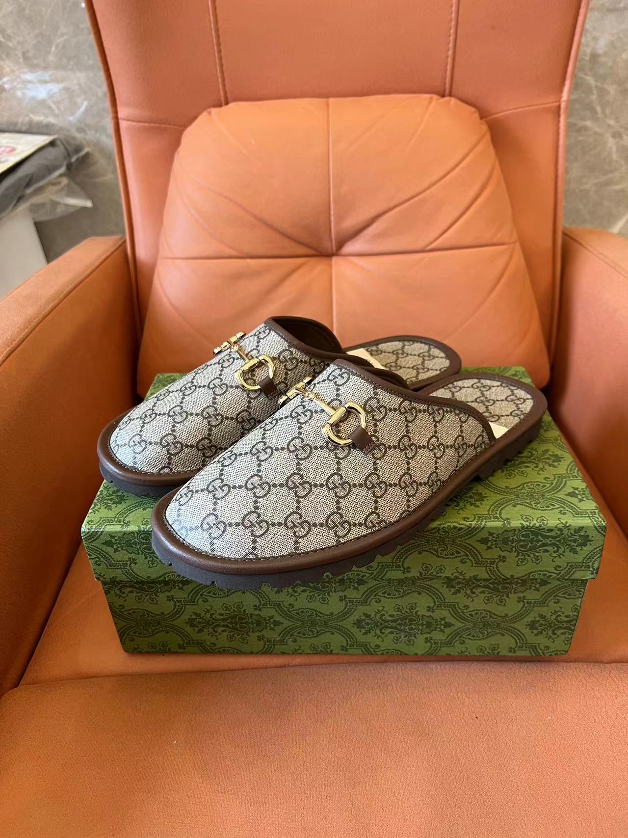 Mocasines sin cordones Gucci GG Supreme Horsebit