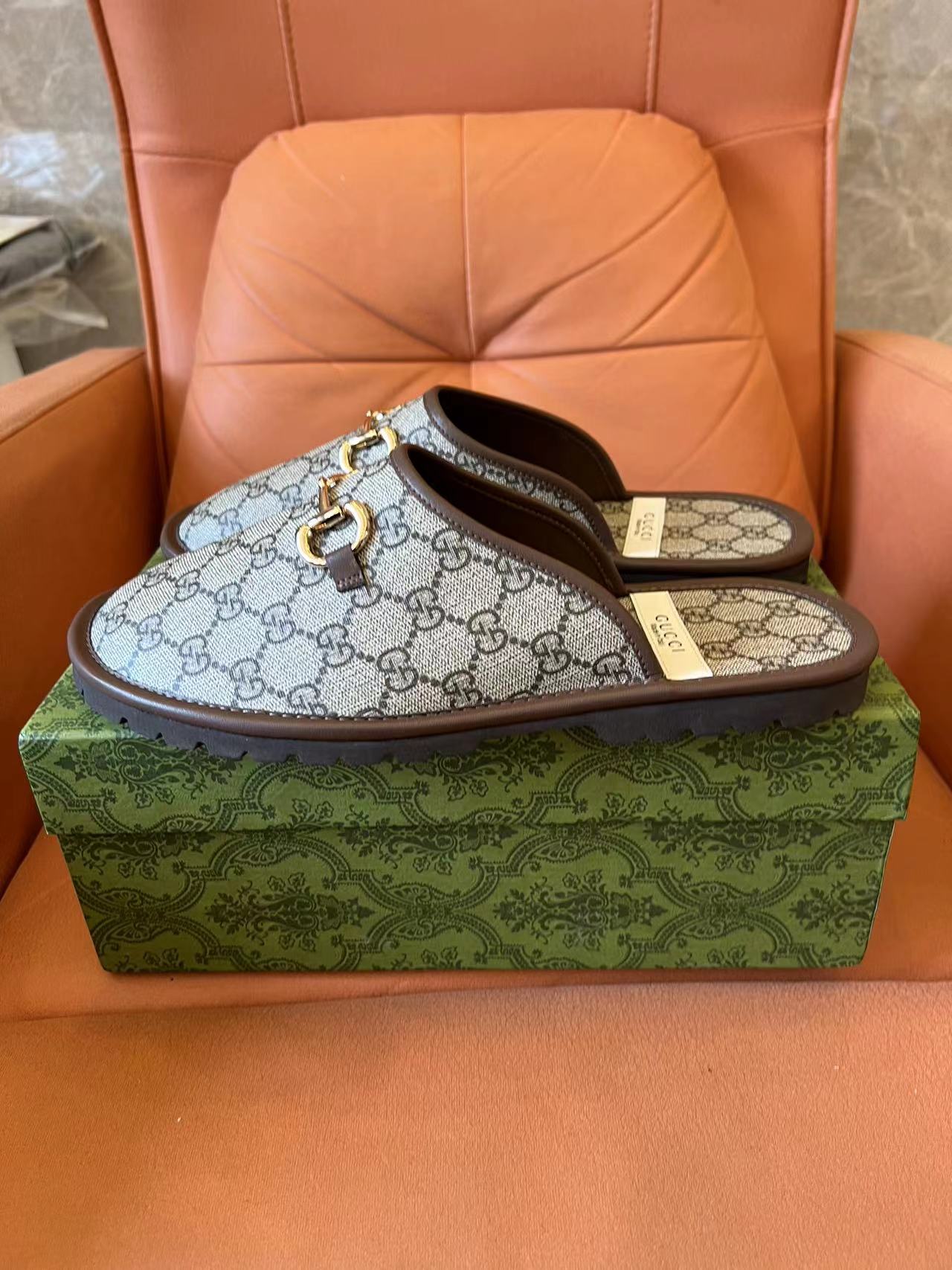 Mocasines sin cordones Gucci GG Supreme Horsebit