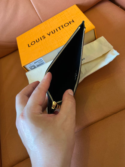 Louis Vuitton monogram canvas and leather pochette