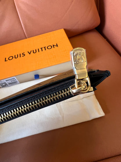 Louis Vuitton monogram canvas and leather pochette