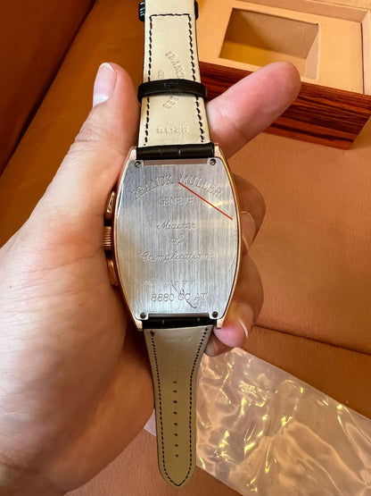 Relógio de Luxo Franck Muller Vanguard Chronograph 8880 CC AT em Forma de Barril