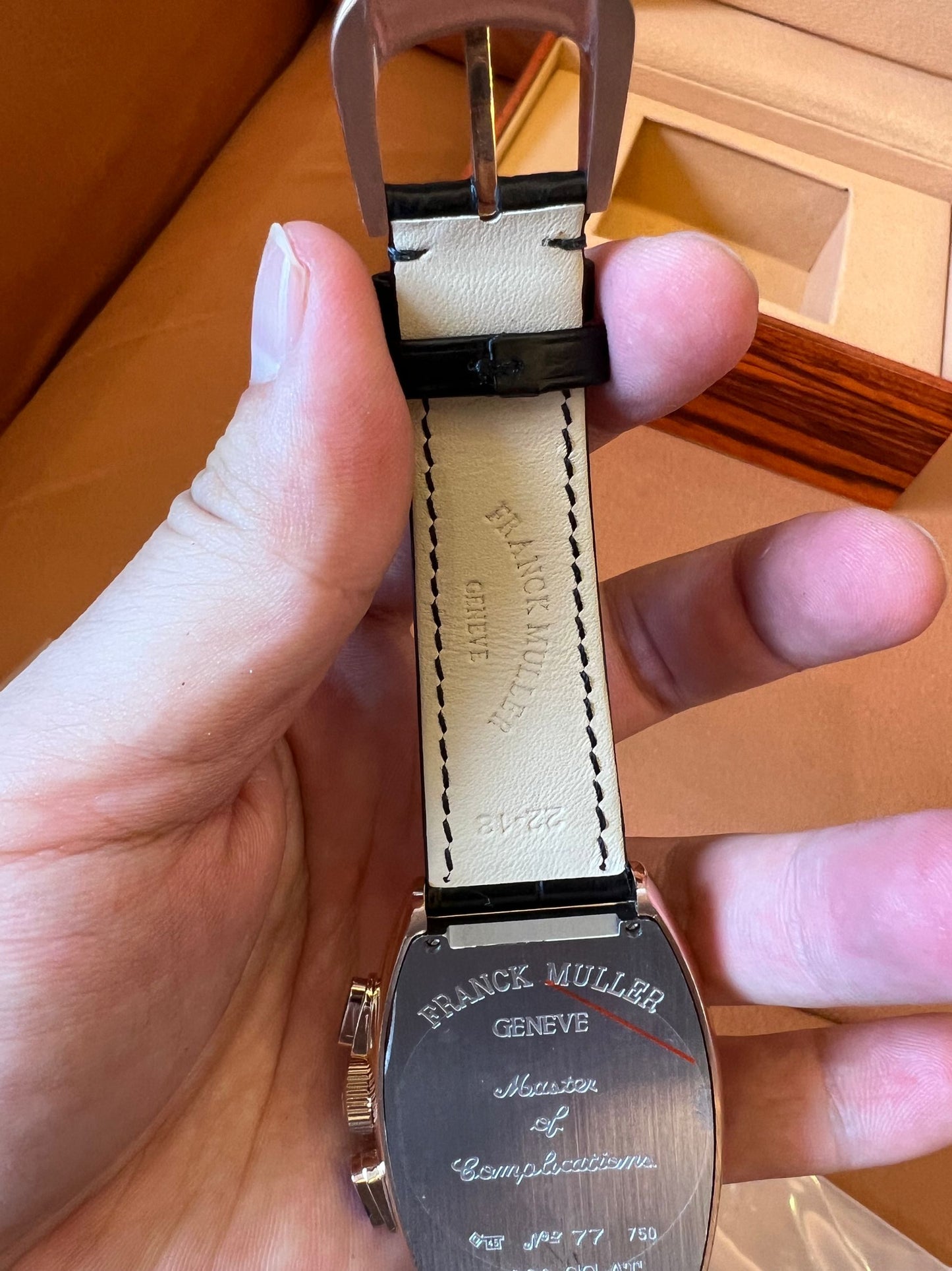 Relógio de Luxo Franck Muller Vanguard Chronograph 8880 CC AT em Forma de Barril