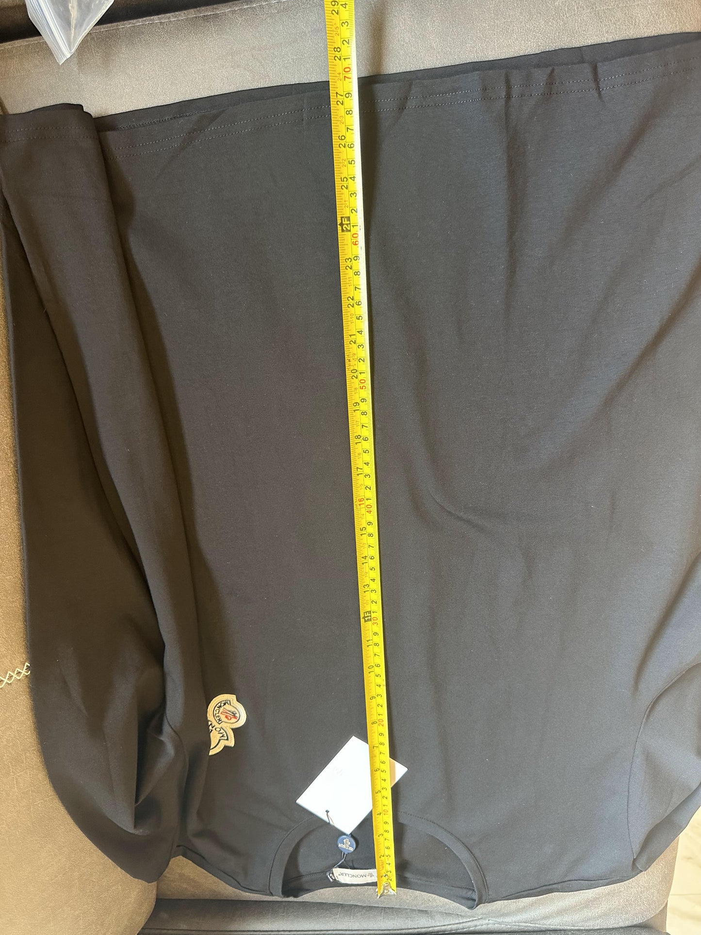 Moncler black long sleeve t-shirt