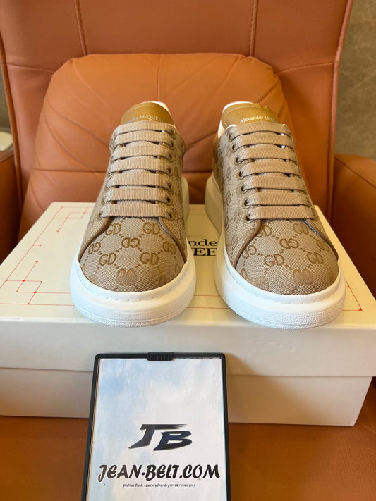 Alexander McQueen Thick Sole Sneakers Brown