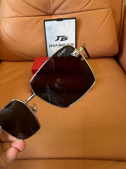 Cartier CT0041 C Gold Square Sunglasses