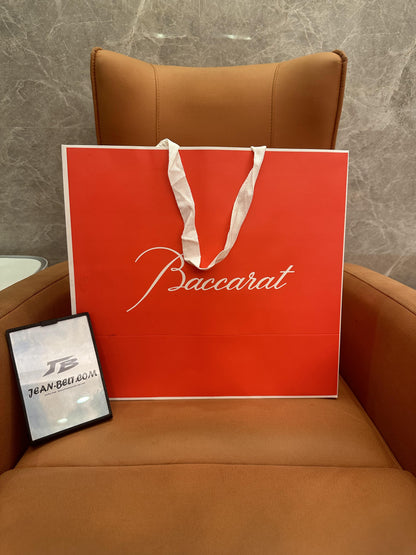 Baccarat Crystal Decorative Vase in Signature Red Box