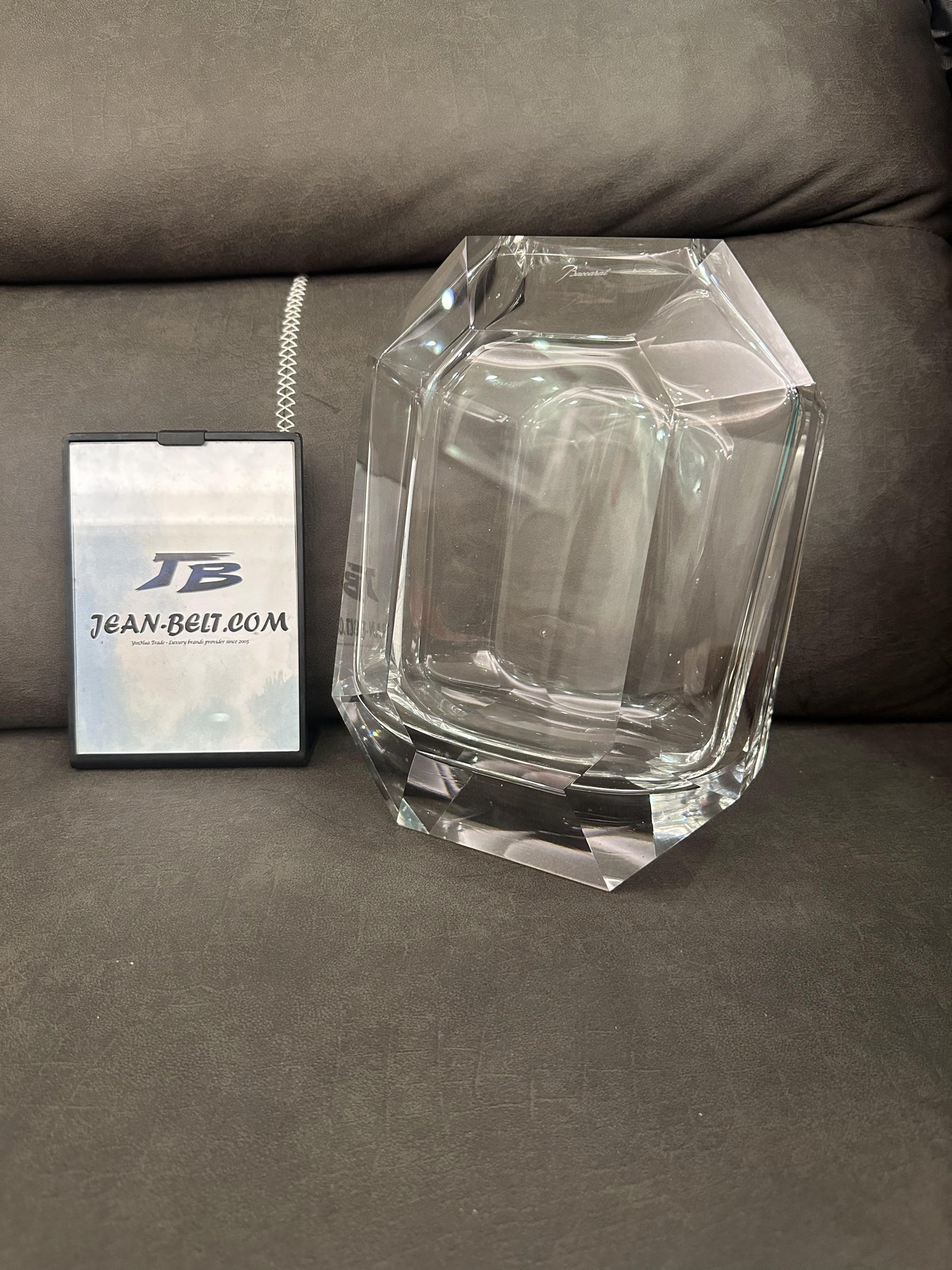Baccarat Crystal Decorative Vase in Signature Red Box
