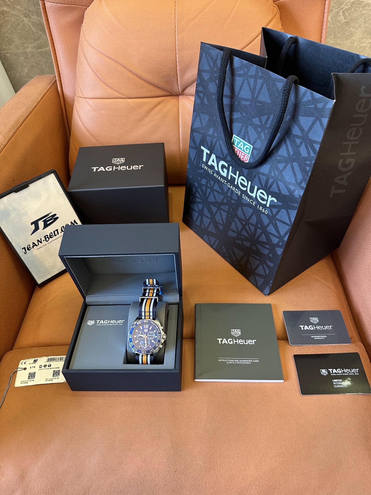 TAG Heuer Formula 1 Chronograph Blue Dial with NATO Strap