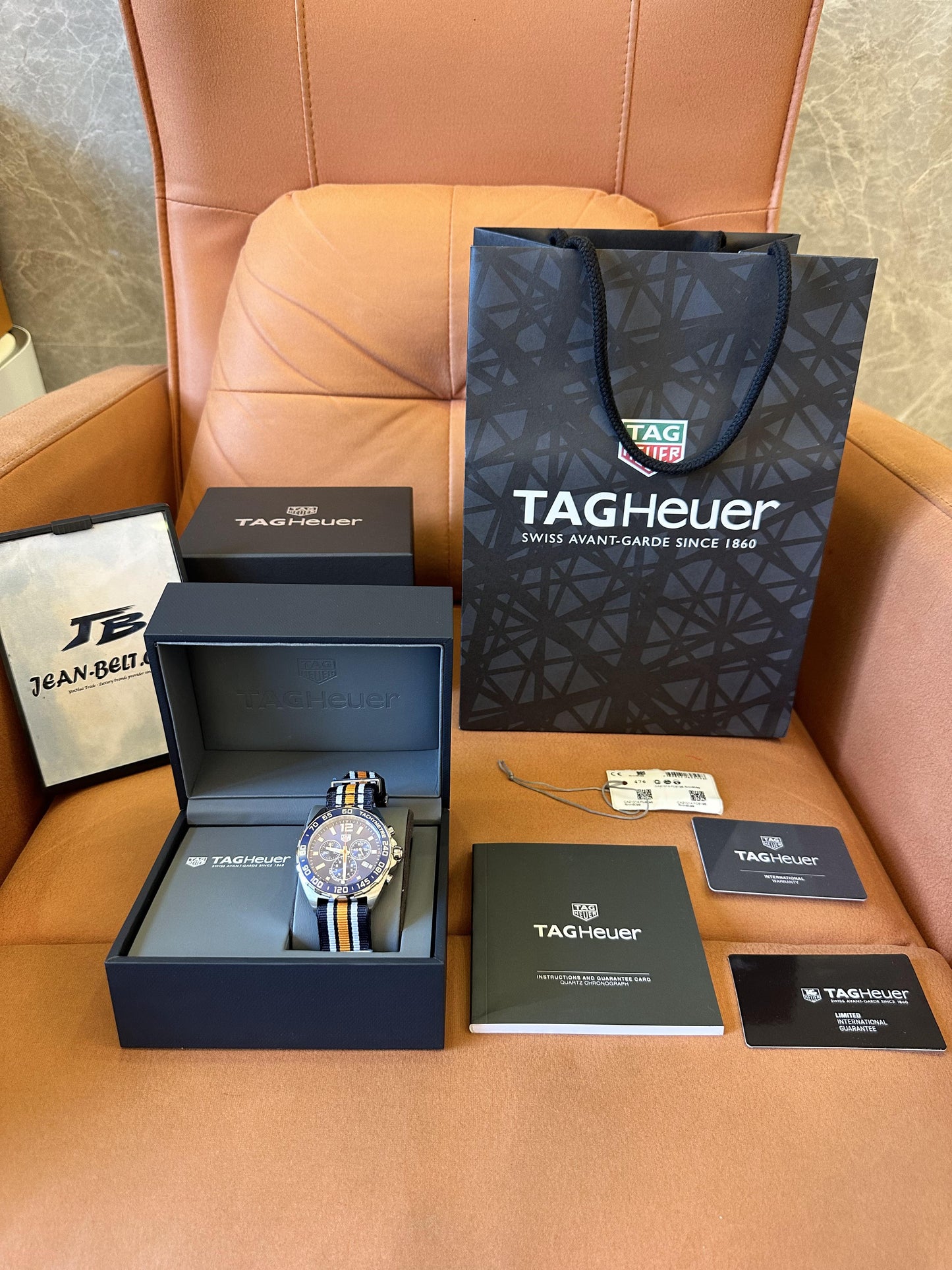 TAG Heuer Formula 1 Chronograph Blue Dial with NATO Strap