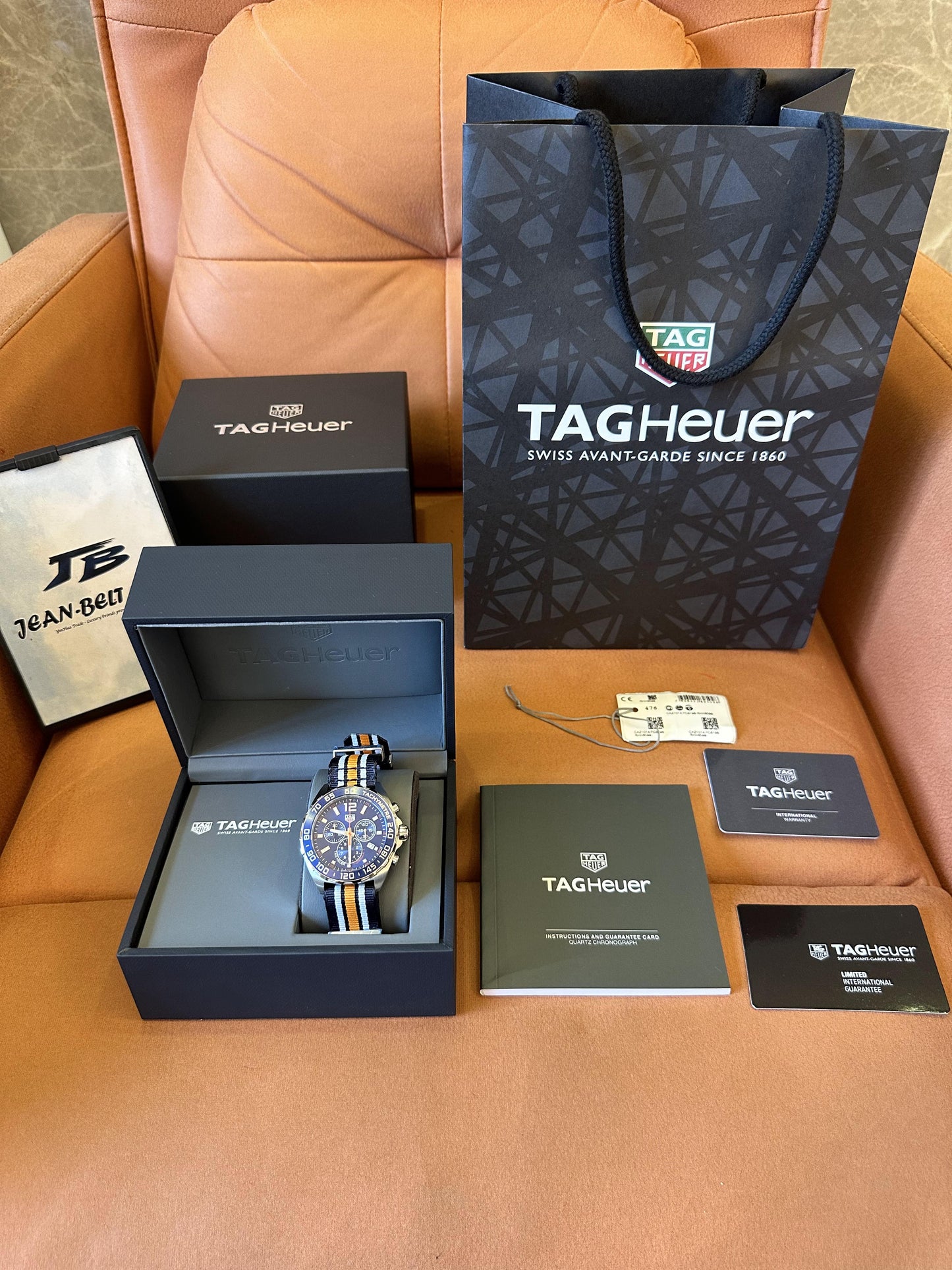 TAG Heuer Formula 1 Chronograph Blue Dial with NATO Strap