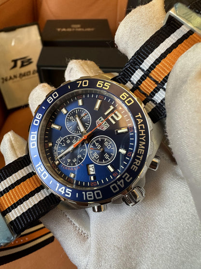 TAG Heuer Formula 1 Chronograph Blue Dial with NATO Strap