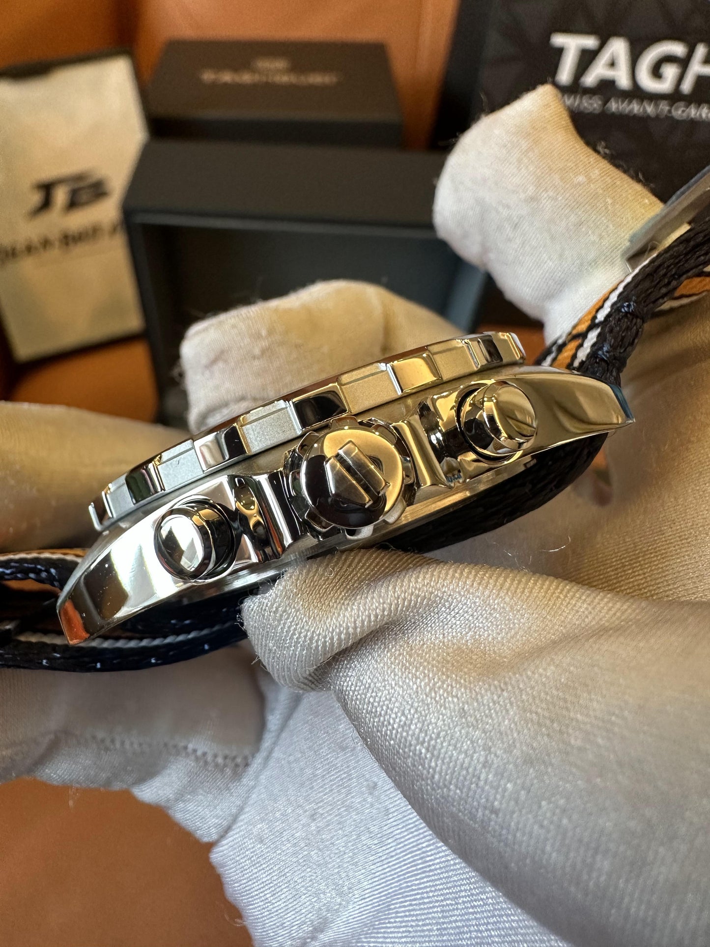 TAG Heuer Formula 1 Chronograph Blue Dial with NATO Strap