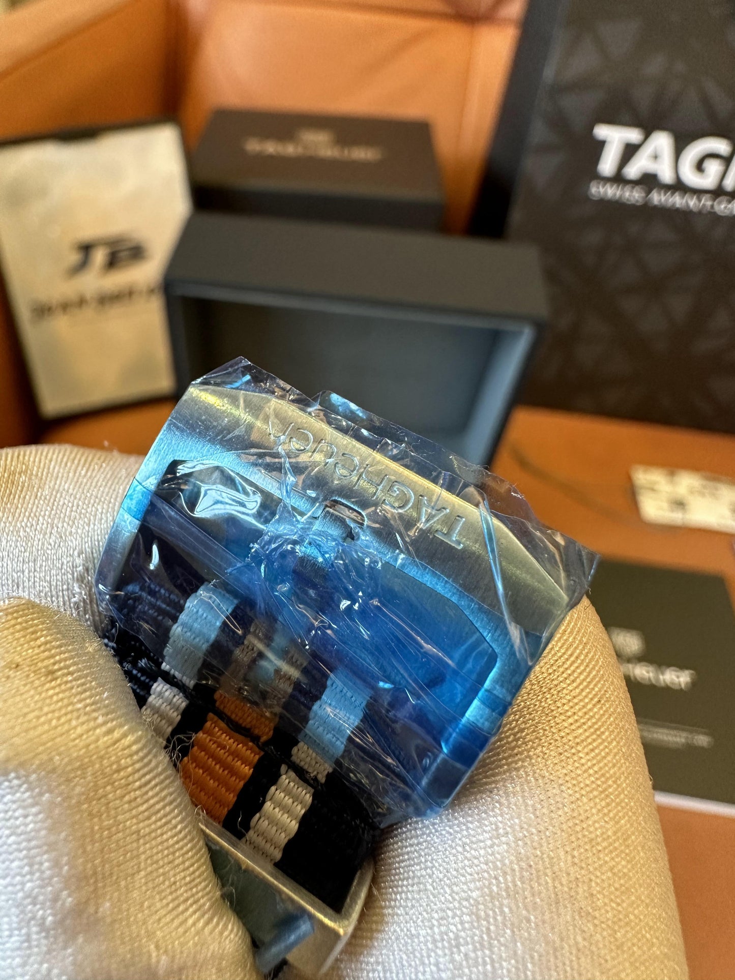 TAG Heuer Formula 1 Chronograph Blue Dial with NATO Strap