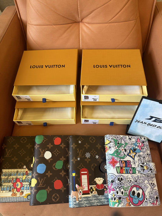 Caderno Louis Vuitton edição limitada - conjunto de quatro