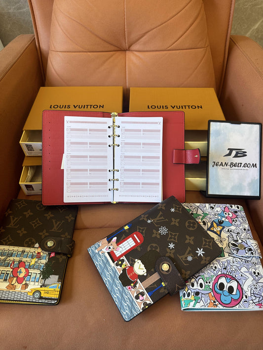 Caderno Louis Vuitton edição limitada - conjunto de quatro