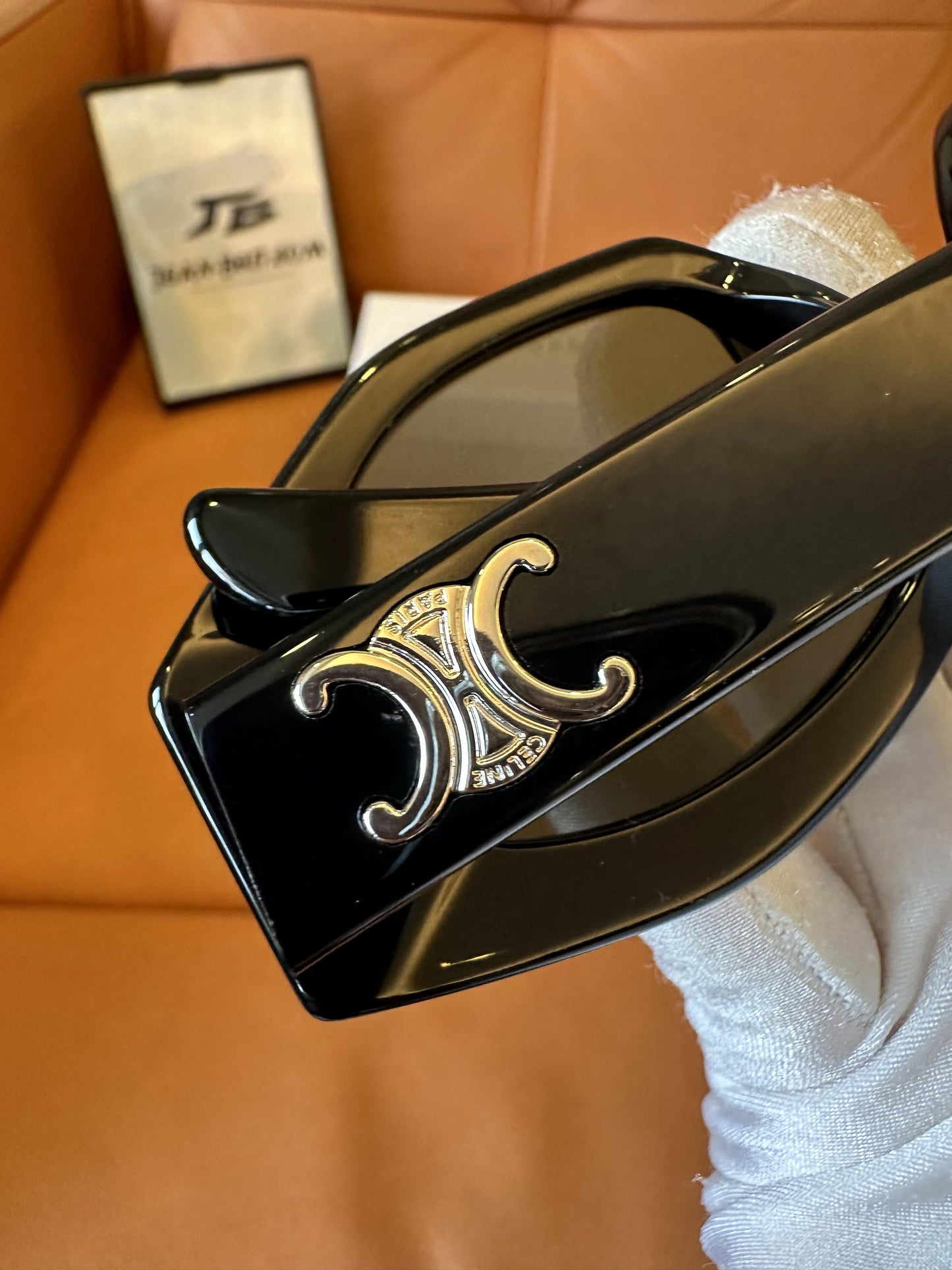 Gafas de sol cuadradas negras Celine Triomphe